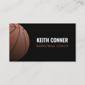 プロフェッショナルバスケットボールコーチ 名刺 (正面)