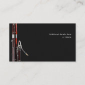 プロフェッショナルバソーンブラック&ホワモダンイト 名刺 (裏面)