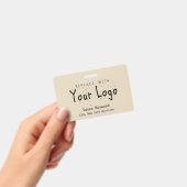 プロフェッショナルバッカスタムジのロゴ交換文字 バッジ (手持ち)