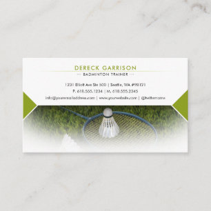 プロフェッショナルバドミントントレーナー コーチ 名刺