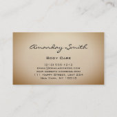 プロフェッショナルバラ体気にロゴスパ溶接性 名刺 (裏面)