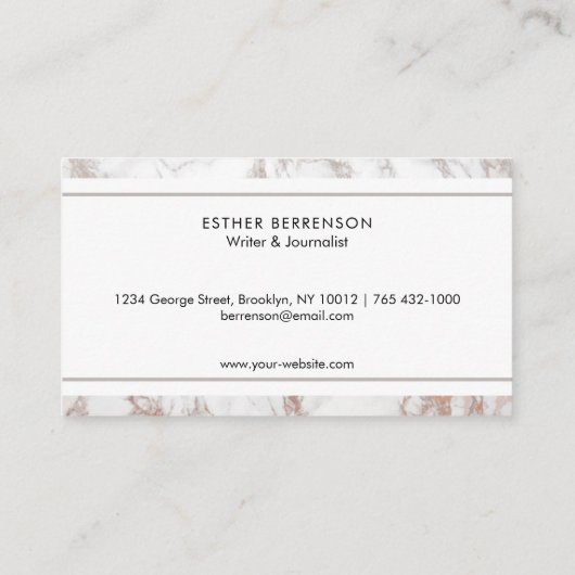 プロフェッショナルバラ金ゴールドマーブル名刺 名刺 (裏面)