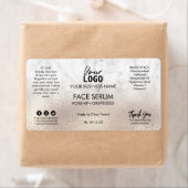 プロフェッショナルバラ金ゴールド及び大理石顔血清 ラベル (インサイチュ)