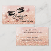 プロフェッショナルバラ金ゴールド《写真》ぼけ味蝶メイク 名刺 (正面/裏面)