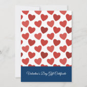 プロフェッショナルバレンタインデーのギフト券 (正面)