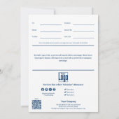 プロフェッショナルバレンタインデーのギフト券 (裏面)