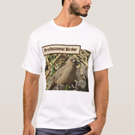 プロフェッショナルバーダー小さな茶色のトーエフォトバード Tシャツ