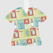 プロフェッショナルバーテンダーアイコニック設計 オーナメント (裏面)