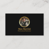 プロフェッショナルバーテンダーエレガント設計 名刺 (正面)