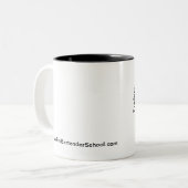 プロフェッショナルバーテンダースクールコーヒーマグ ツートーンマグカップ (正面左)