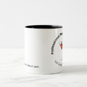 プロフェッショナルバーテンダースクールコーヒーマグ ツートーンマグカップ (中央)