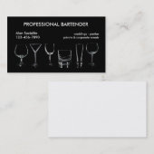 プロフェッショナルバーテンダー名刺 名刺 (正面/裏面)