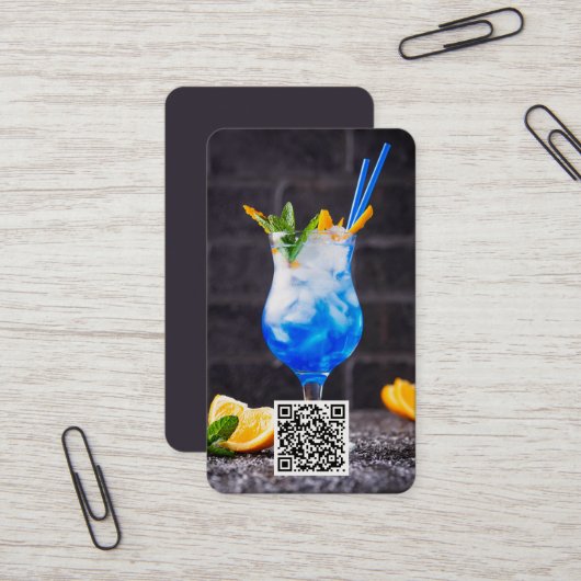 プロフェッショナルバーテンダー 名刺 (正面/裏面インサイチュ)