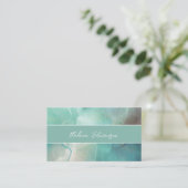 プロフェッショナルパステル調マーブル名刺 名刺 (スタンド正面)