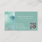 プロフェッショナルパステル調マーブル名刺 名刺 (裏面)