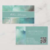 プロフェッショナルパステル調マーブル名刺 名刺 (正面/裏面)