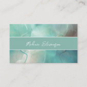 プロフェッショナルパステル調マーブル名刺 名刺 (正面)