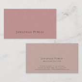 プロフェッショナルパモダンールフィニエレガントッシュラグジュアリー 名刺 (正面/裏面)