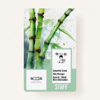 プロフェッショナルパーソナライズされたセキュリティフォト バッジ