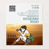 プロフェッショナルパーソナライズされた写真家の折り畳み 名刺 (外部フラット)