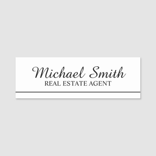 プロフェッショナルパーソナライズされた名タグ 名札 (正面)