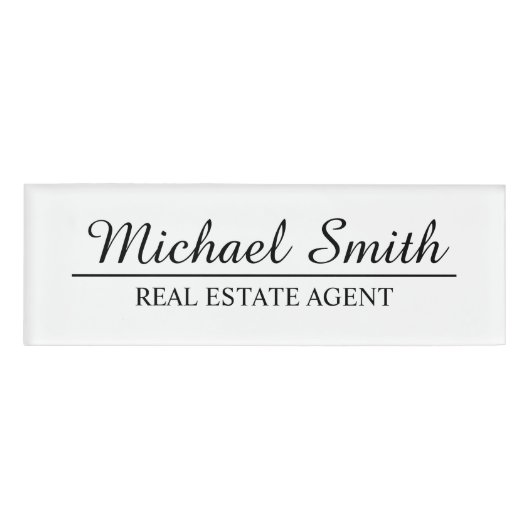 プロフェッショナルパーソナライズされた名タグ 名札 (正面)