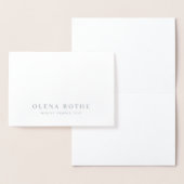 プロフェッショナルパーソナライズされた銀箔 箔カード (ディスプレー)