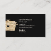 プロフェッショナルパーソナルシェフケータリングレストラン 名刺 (裏面)