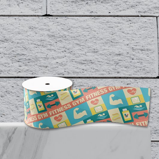 プロフェッショナルパーソナルトレーナーアイコニック設計 グログランリボン