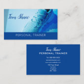 プロフェッショナルパーソナルトレーナーフィットネスコーチ 名刺 (正面/裏面)