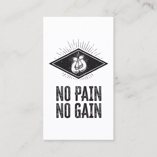 プロフェッショナルパーソナルトレーナーフィットネス&栄養 名刺 (正面)