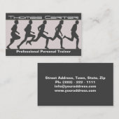 プロフェッショナルパーソナルトレーナー/フィットネスカード 名刺 (正面/裏面)