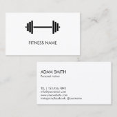 プロフェッショナルパーソナルフィットネストレーナー 名刺 (正面/裏面)