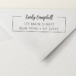 プロフェッショナルパーソナル差出人住所ミニマル セルフインキングスタンプ