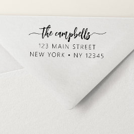 プロフェッショナルパーソナル差出人住所ミニマル セルフインキングスタンプ