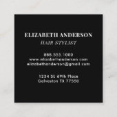 プロフェッショナルヒョウ印刷美容師 スクエア名刺