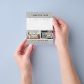 プロフェッショナルビジネスのプロモーション2の写真と文字 チラシ (手)