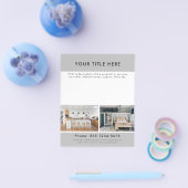 プロフェッショナルビジネスのプロモーション2の写真と文字 チラシ (シングル)