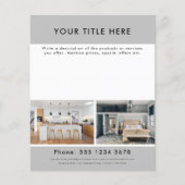 プロフェッショナルビジネスのプロモーション2の写真と文字 チラシ (正面)