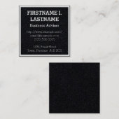 プロフェッショナルビジネスアドバイザー名刺 スクエア名刺 (正面/裏面)