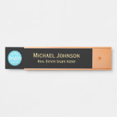 プロフェッショナルビジネスオフィスのロゴ名タイトル サインプレート (正面)