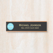 プロフェッショナルビジネスオフィスのロゴ名タイトル サインプレート (正面)