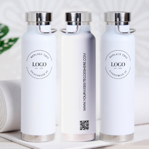 プロフェッショナルビジネスカスタムロゴQRコードWebサイト ウォーターボトル