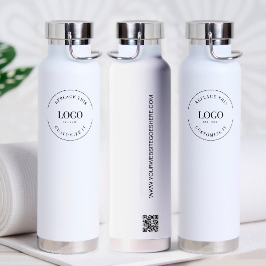 プロフェッショナルビジネスカスタムロゴQRコードWebサイト ウォーターボトル