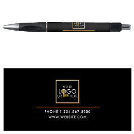 プロフェッショナルビジネスカスタム金ゴールドロゴ写真文字 ボールペン
