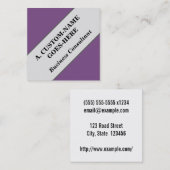 プロフェッショナルビジネスコンサルタント名刺 スクエア名刺 (正面/裏面)