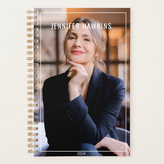 プロフェッショナルビジネスフォトlシックエレガントウィークリー プランナー手帳 (正面)