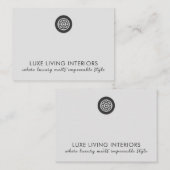 プロフェッショナルビジネスマックカード手書きスクリプト ノートカード (正面/裏面)