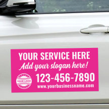 プロフェッショナルビジネスモダンロゴピンク白