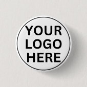 プロフェッショナルビジネスロゴの追加 缶バッジ (正面)